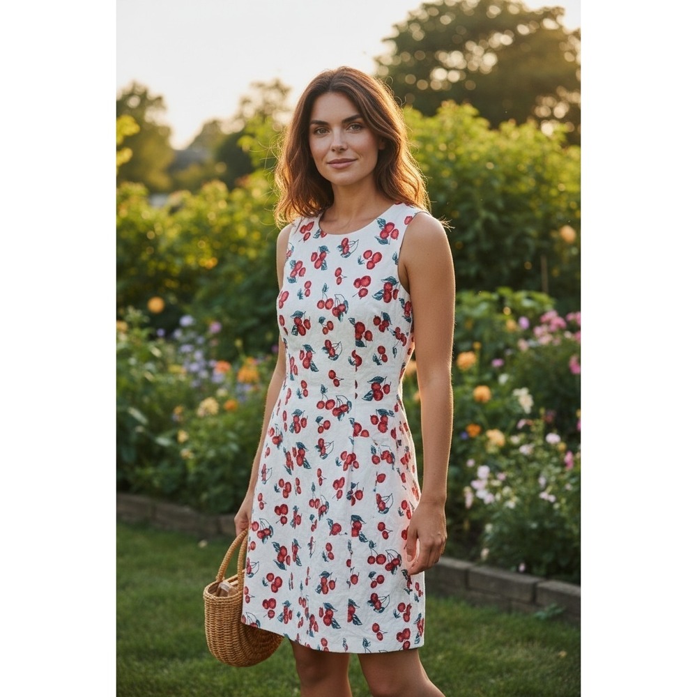 New York & Company Eva Mendes Floral Sheath Dress Size 8P – Sleeveless Midi‎